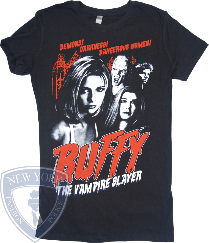 BUFFY THE VAMPIRE SLAYER T SHIRT WOMENS TOP TEE XL  