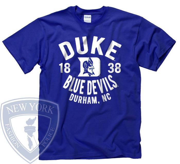 DUKE UNIVERSITY T SHIRT BLUE DEVILS TEE TOP S