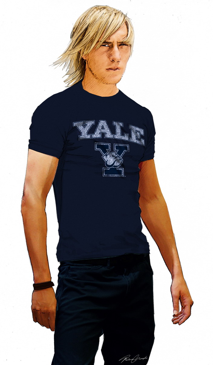 YALE UNIVERSITY BULLDOGS VINTAGE T SHIRT L  